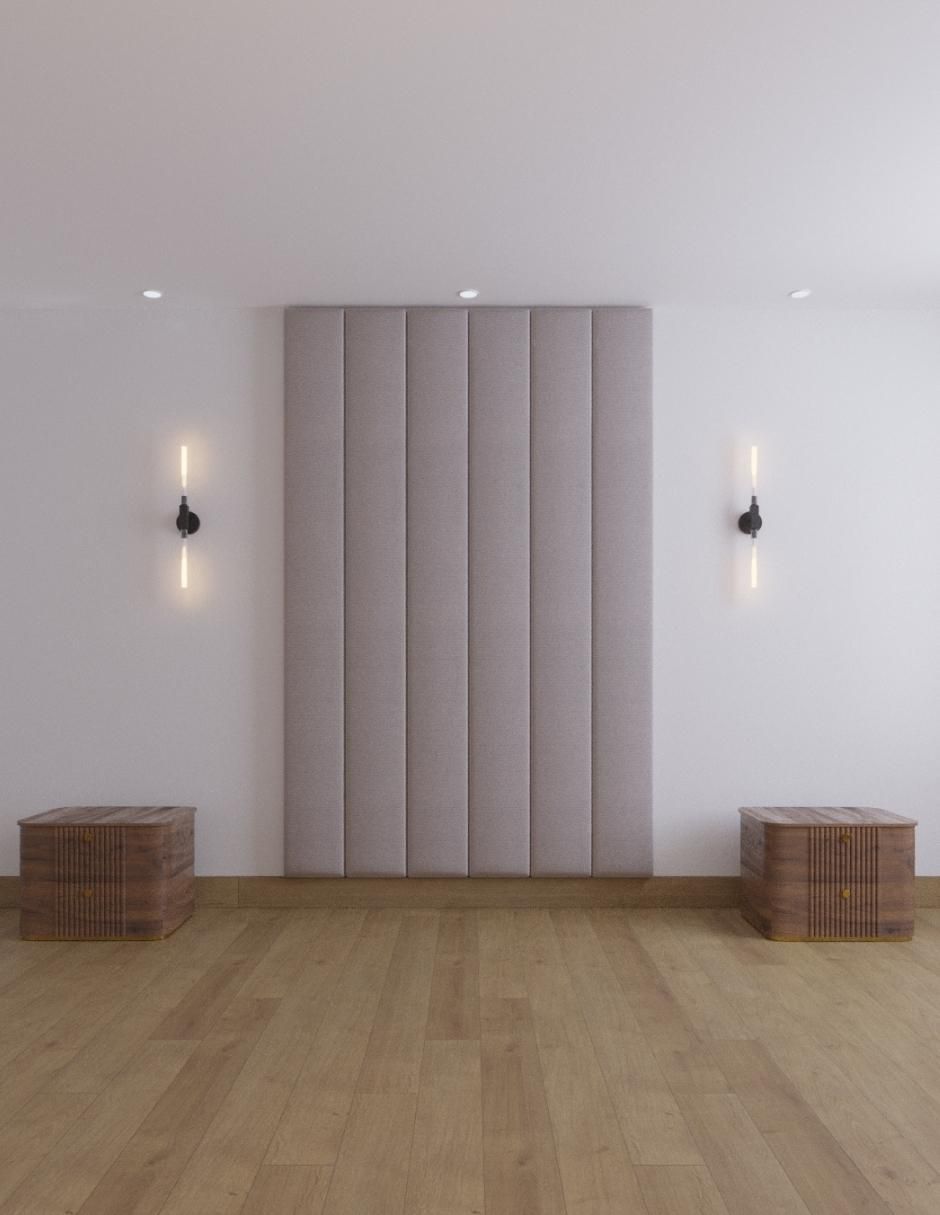Cama modern luxury 240 con patrones de 26 cm wall furniture paneling "de" tela mat