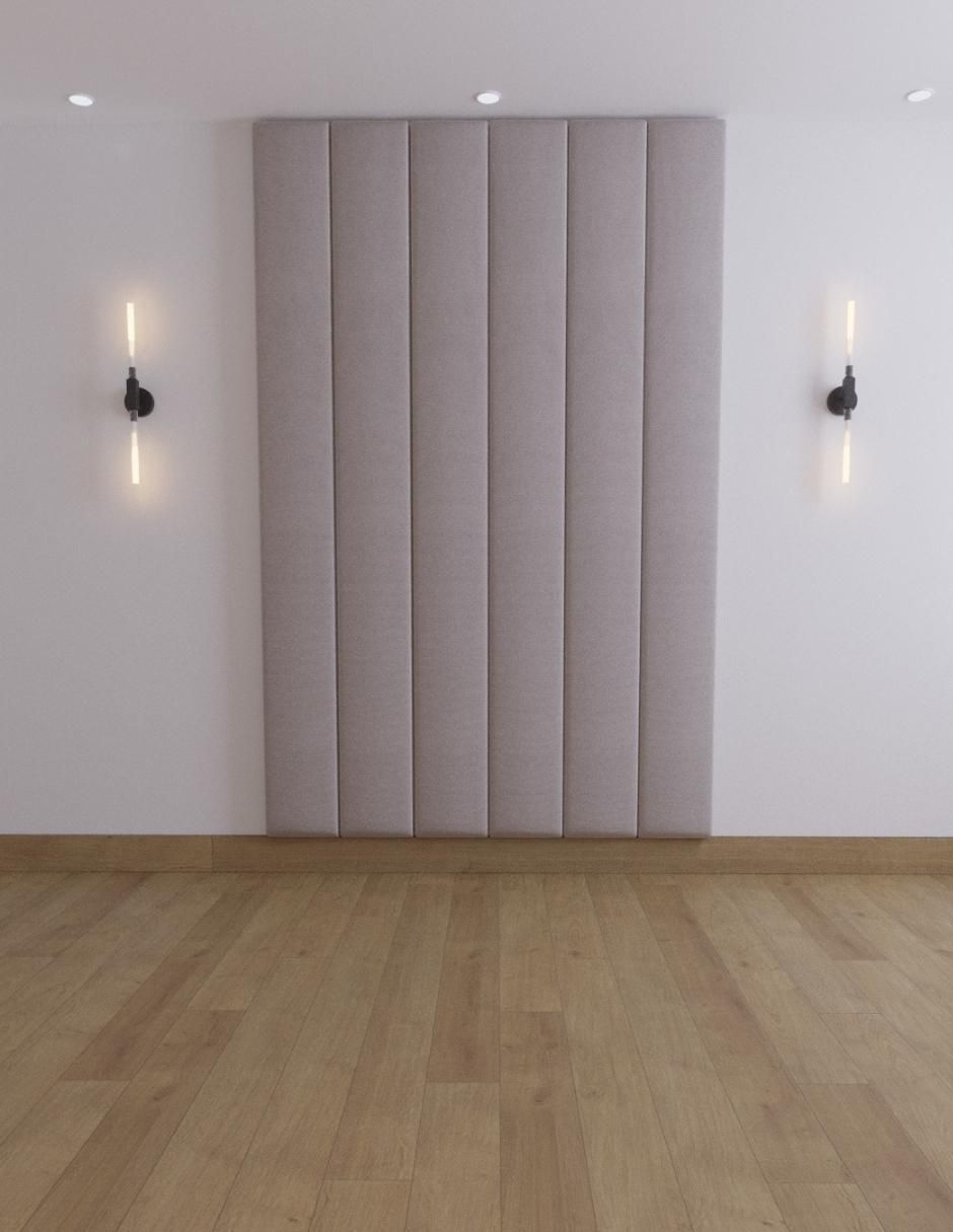 Cama modern luxury 240 con patrones de 26 cm wall furniture paneling "de" tela mat