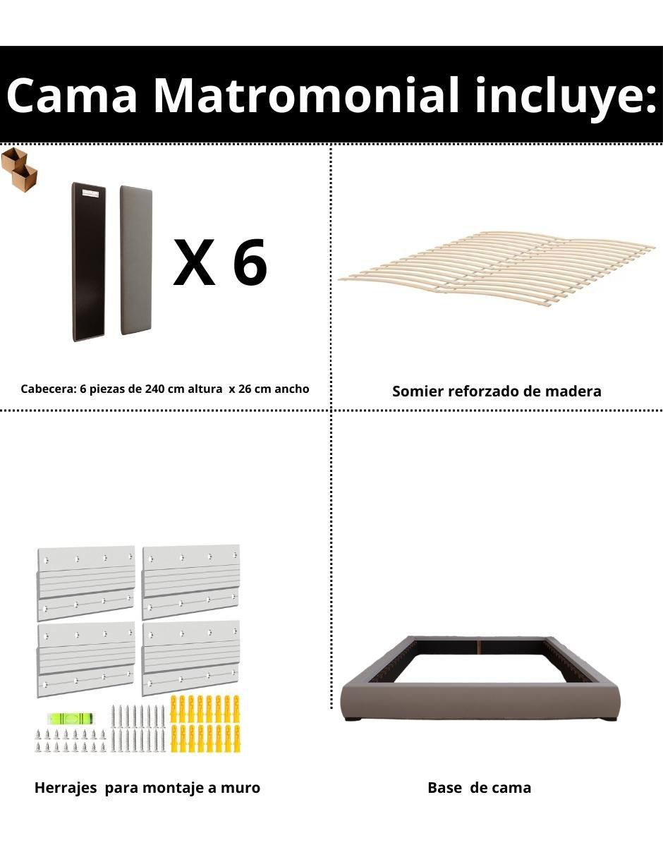 Cama modern luxury 240 con patrones de 26 cm wall furniture paneling "de" tela mat