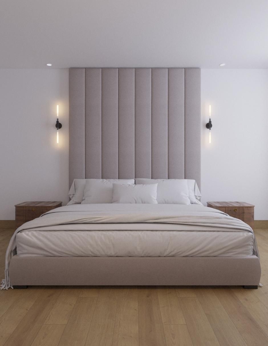 Cama Modern Luxury de tela 3