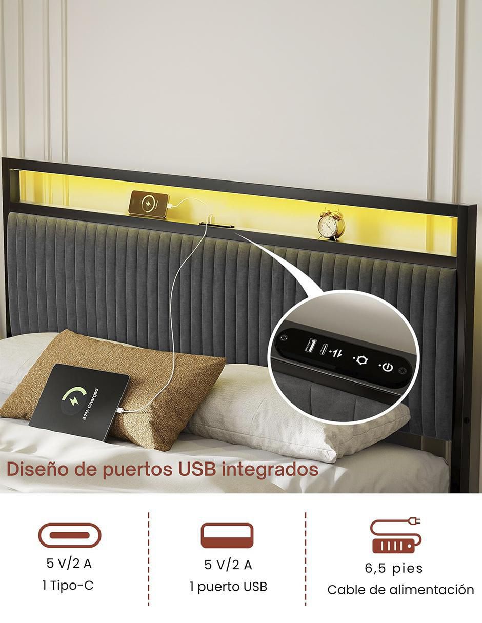 Base para cama de metal