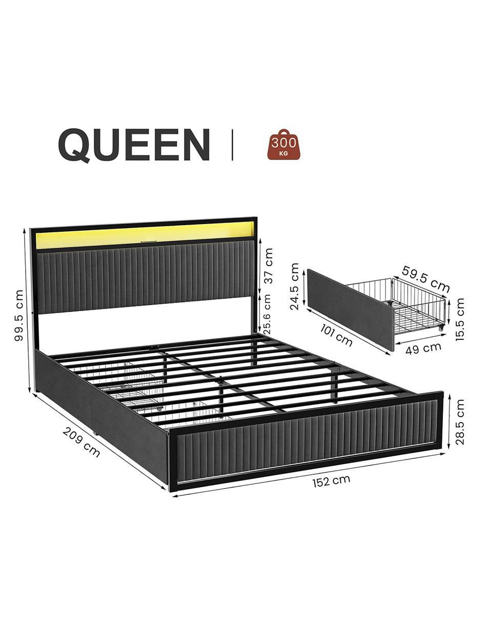 Base para cama de metal 8