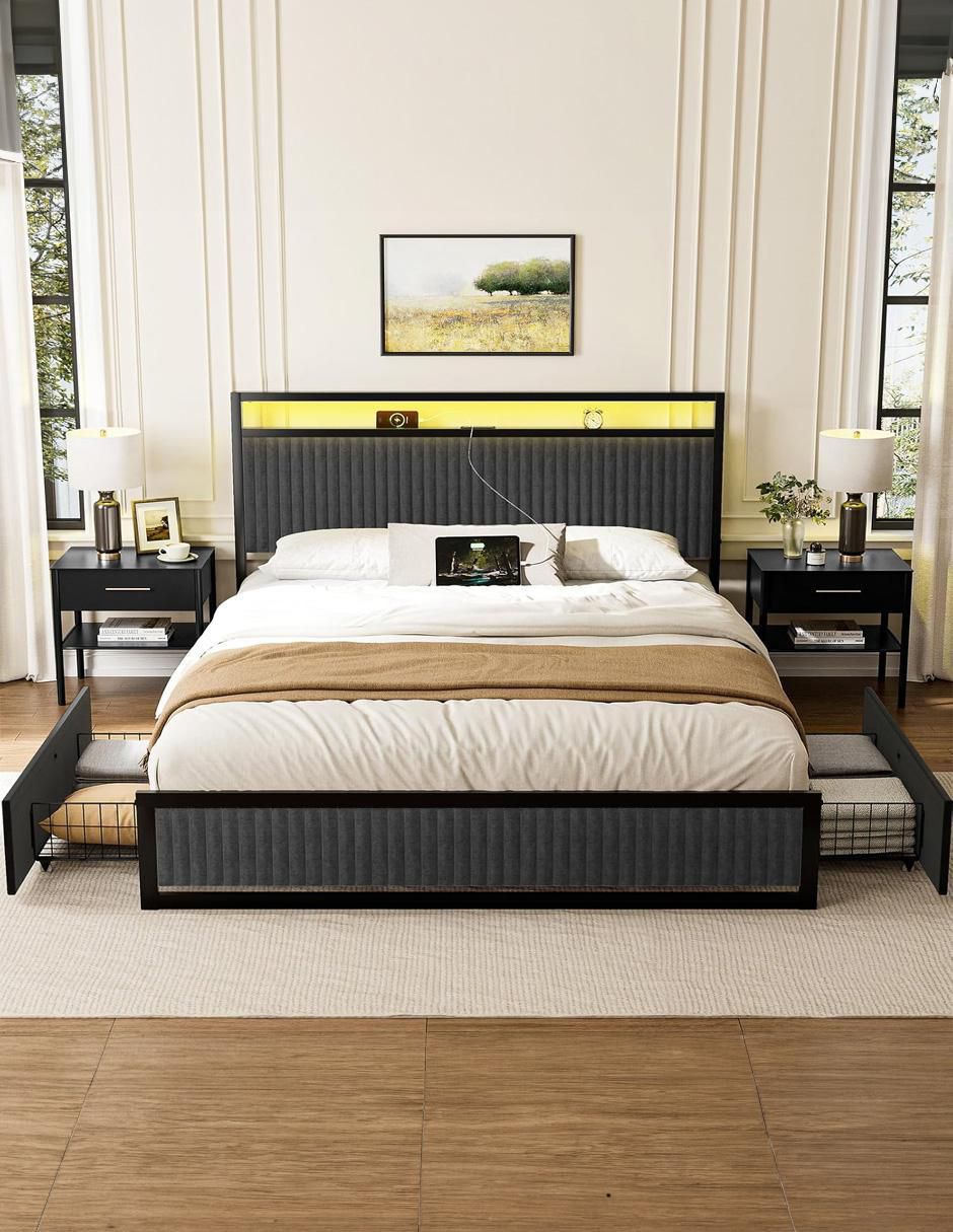 Base para cama de metal 6