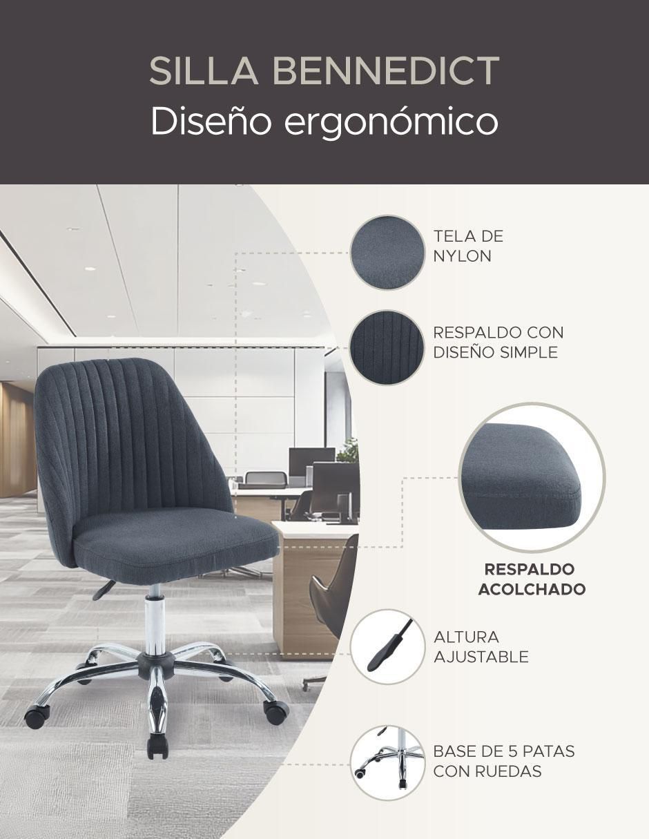 Silla de escritorio sin familia o colección elly "de" mezcla de materiales