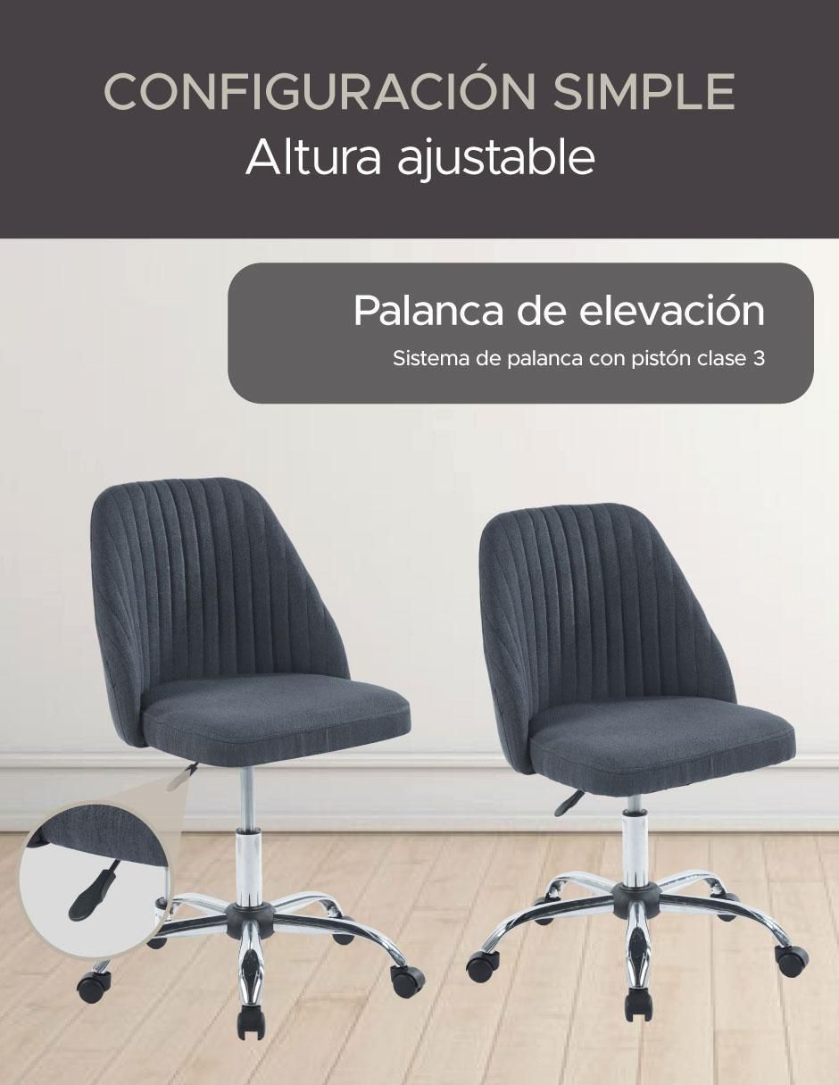 Silla de escritorio sin familia o colección elly "de" mezcla de materiales