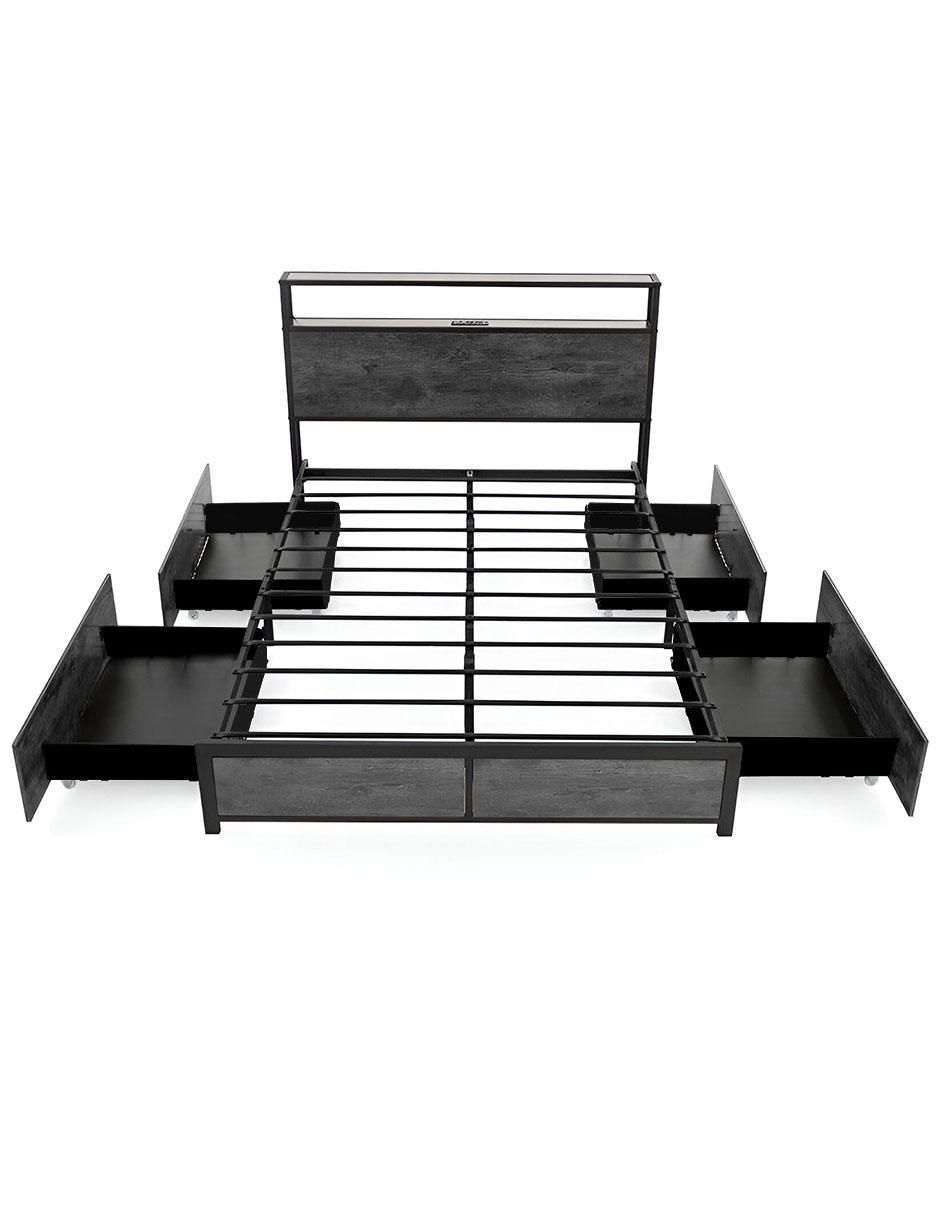 "base para cama" sin colección bluelander "de" mdf qs