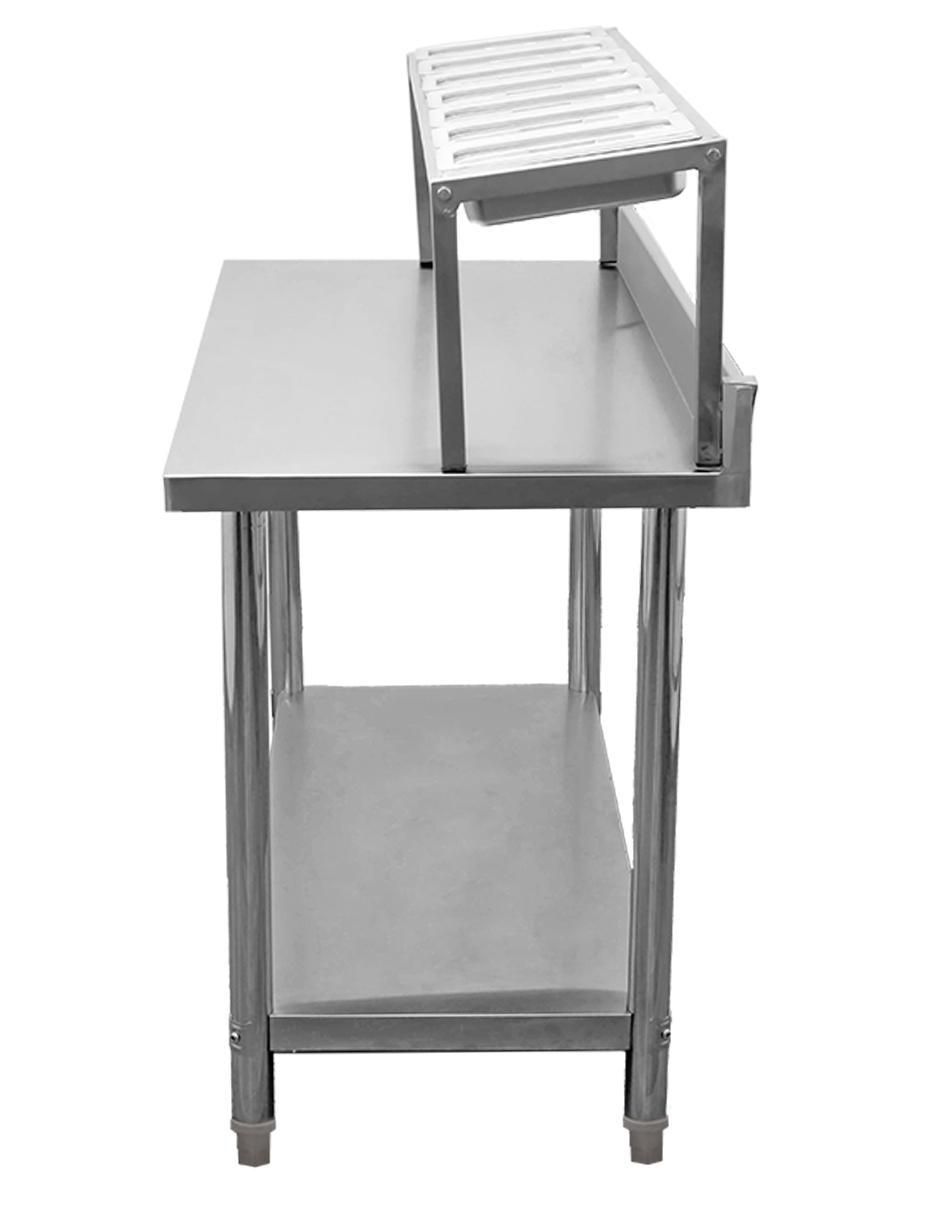 Mesa de cocina de acero inoxidable 4