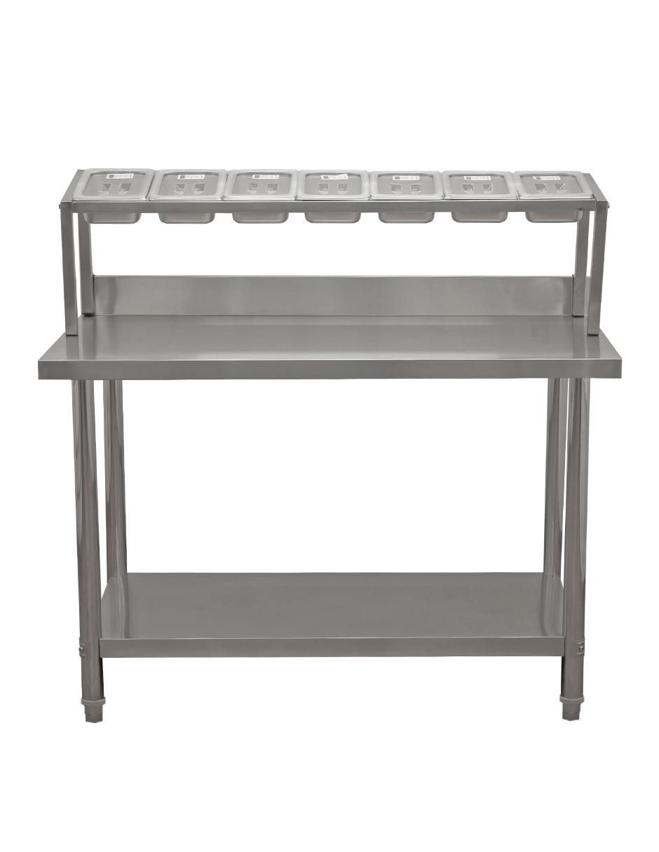 Mesa de cocina de acero inoxidable 5