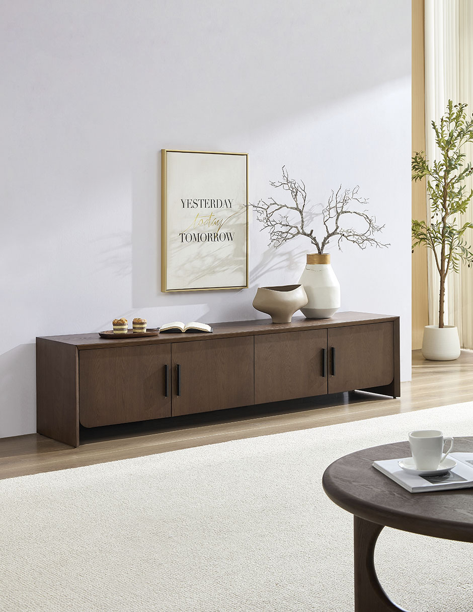 MUEBLE DE TV LUXOR RE MDF, CAFÉ 7