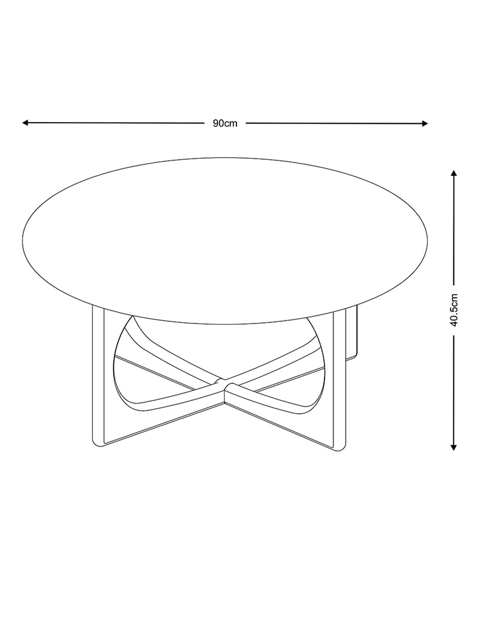 Mesa de centro Byblos Re 7
