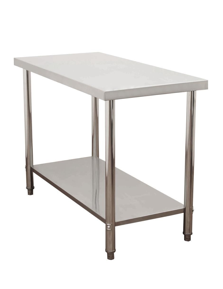 Mesa de servicio de acero inoxidable