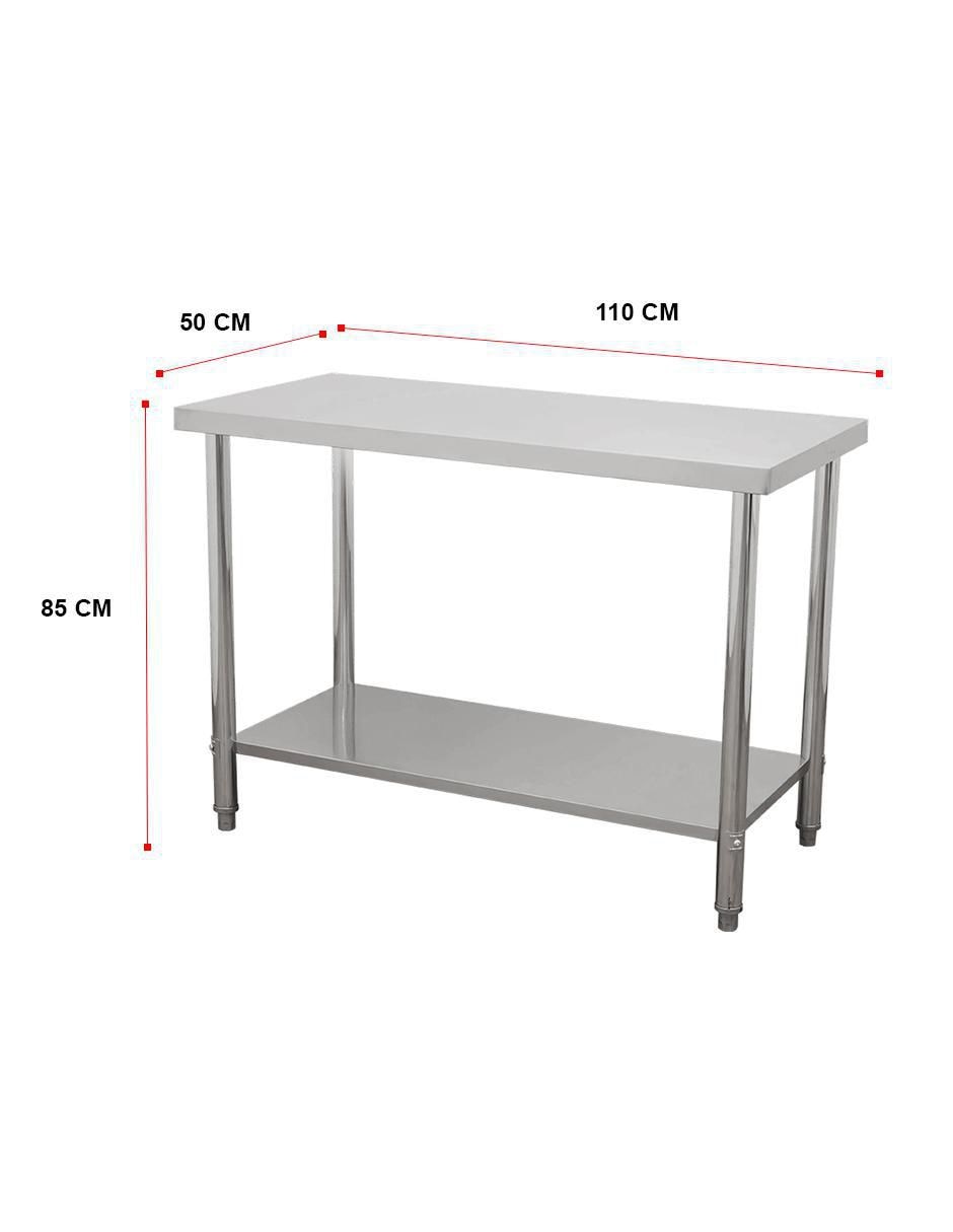 Mesa de servicio de acero inoxidable 7