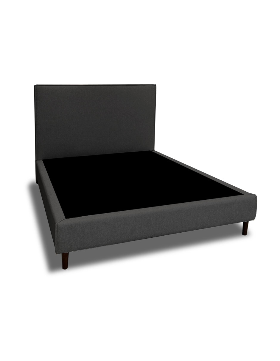 Cama Kilyan de madera y tela mat