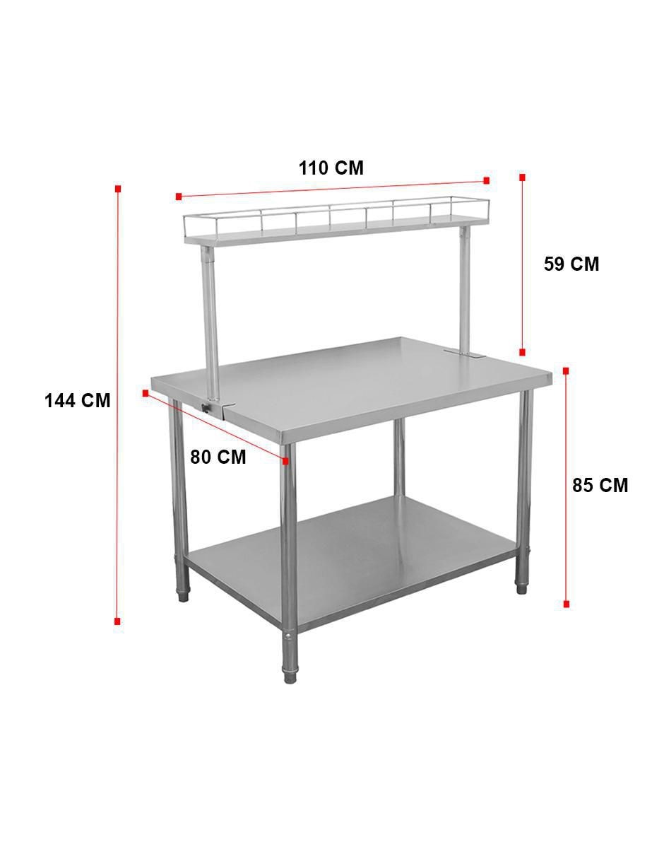 Mesa de acero inoxidable 8
