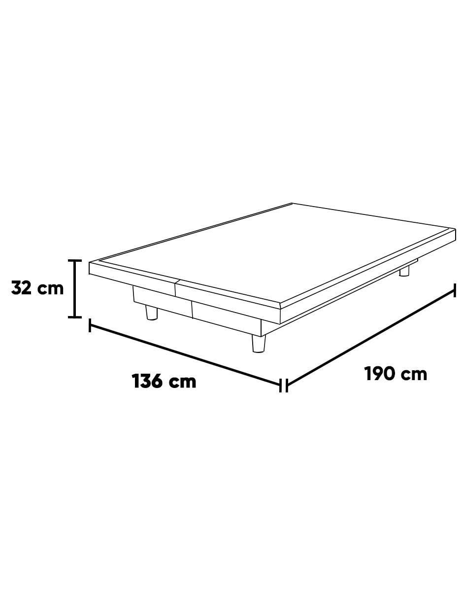 Base para cama de MDF 5