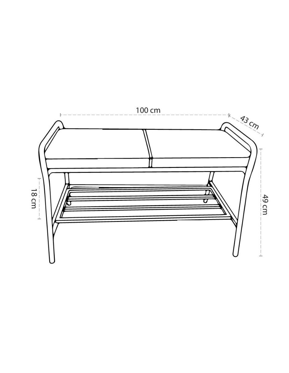 Pie de cama Arua de madera 4