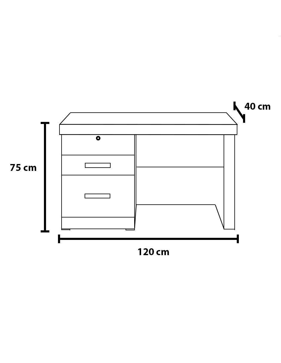Escritorio Ambar de madera 5