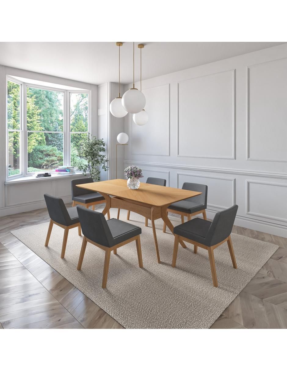 "comedor" lisboa midtown concept "para" 6 personas "de" madera