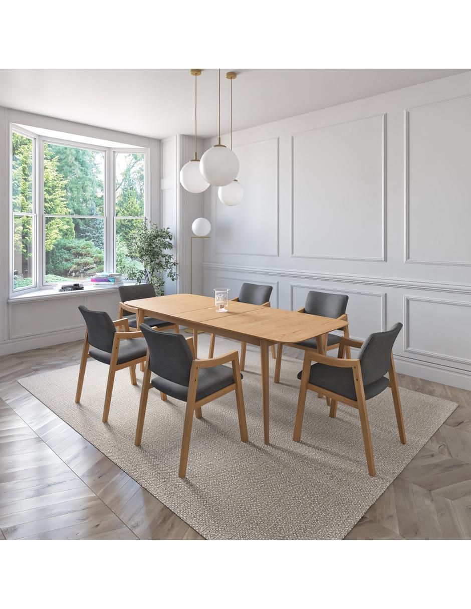 "comedor" extensible seul midtown concept "para" 6 personas "de" madera