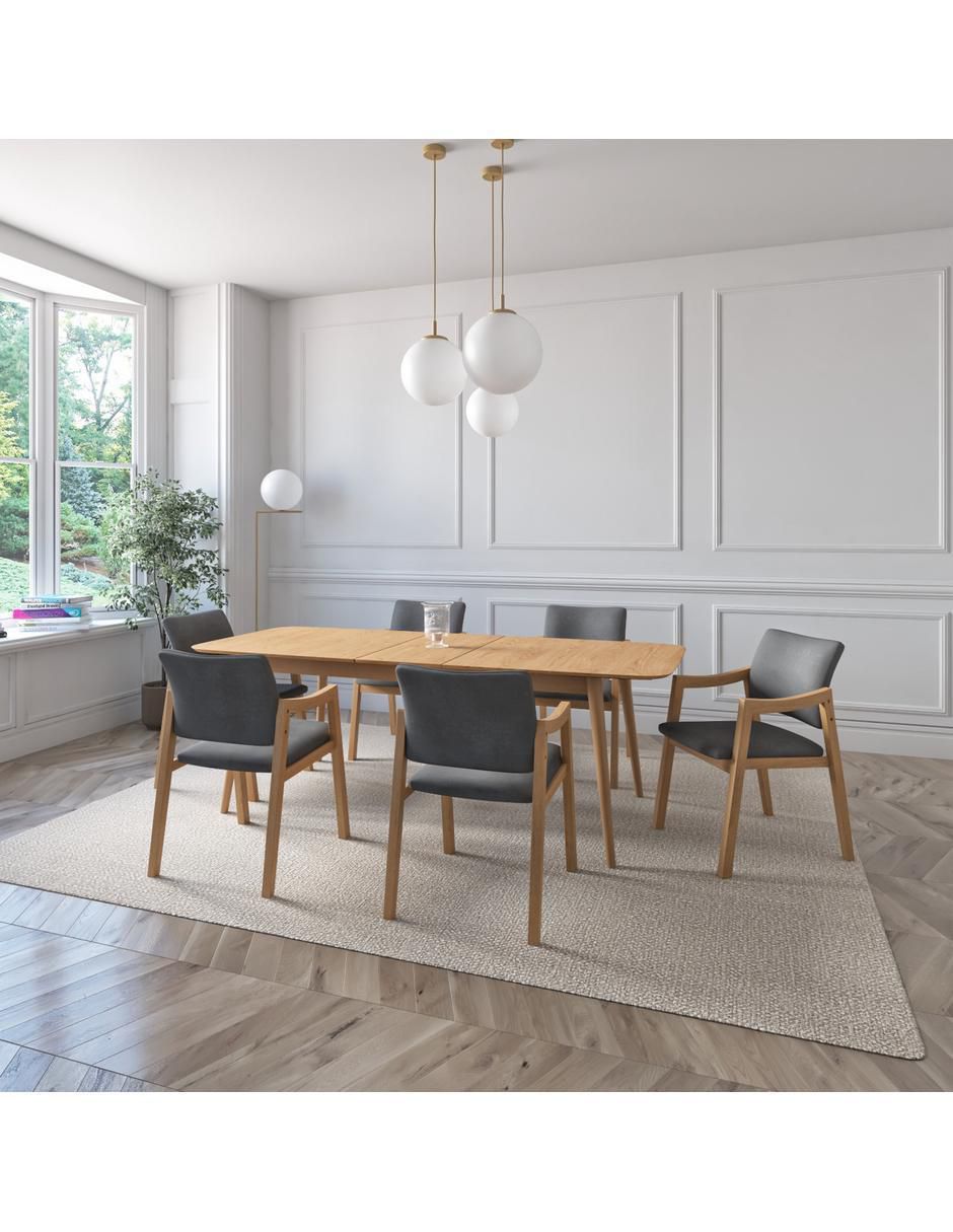 "comedor" extensible seul midtown concept "para" 6 personas "de" madera