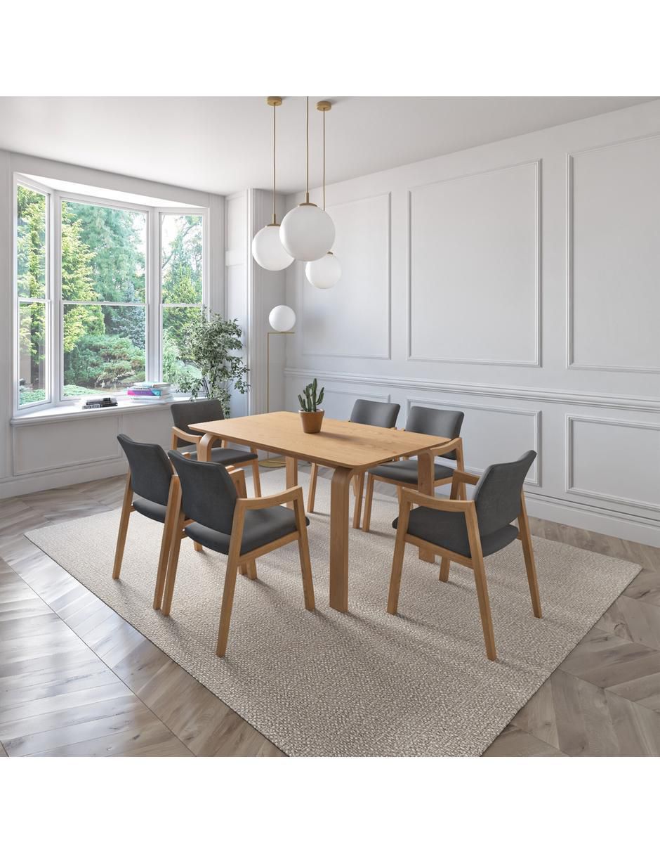 "comedor" bahia midtown concept "para" 6 personas "de" madera