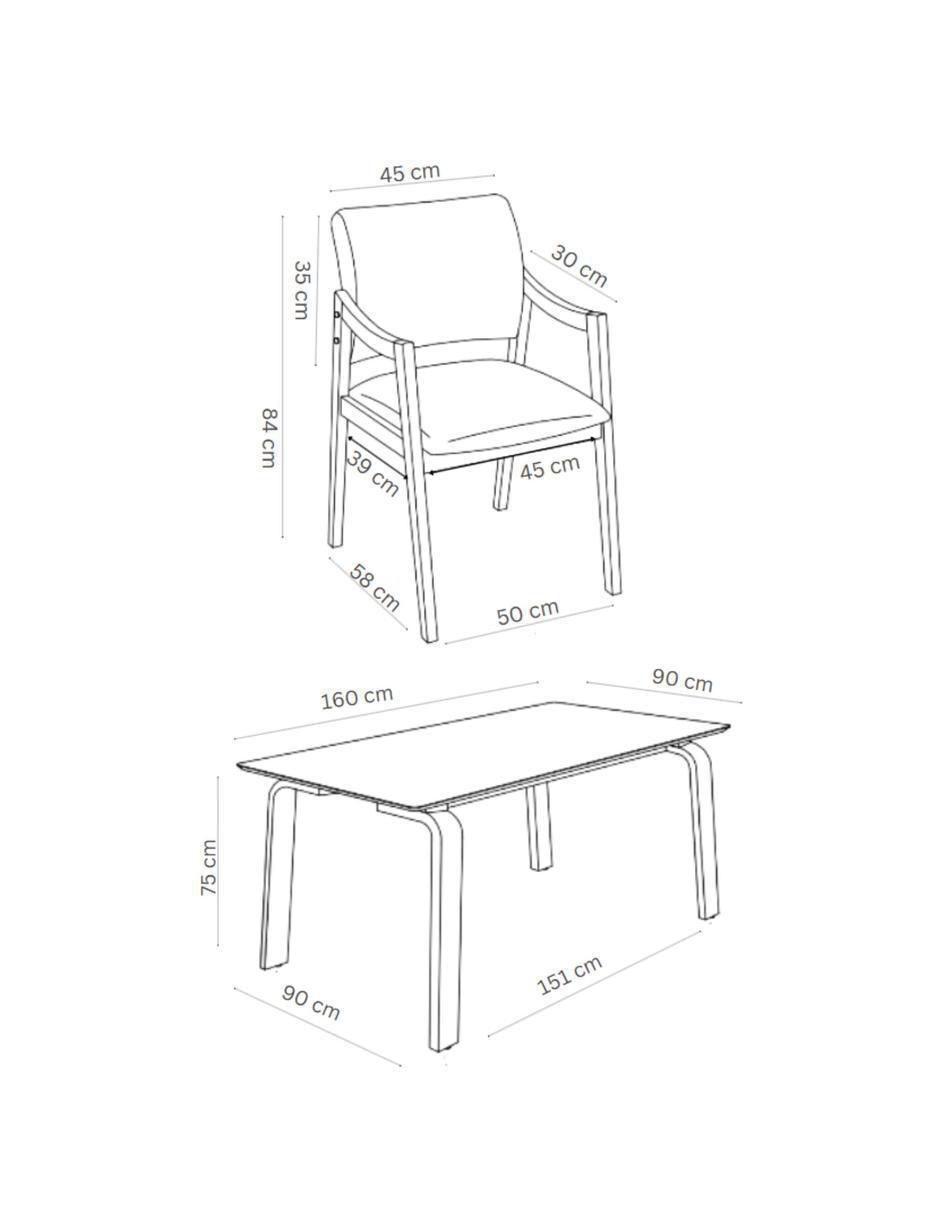 Comedor Bahia para 6 personas 8