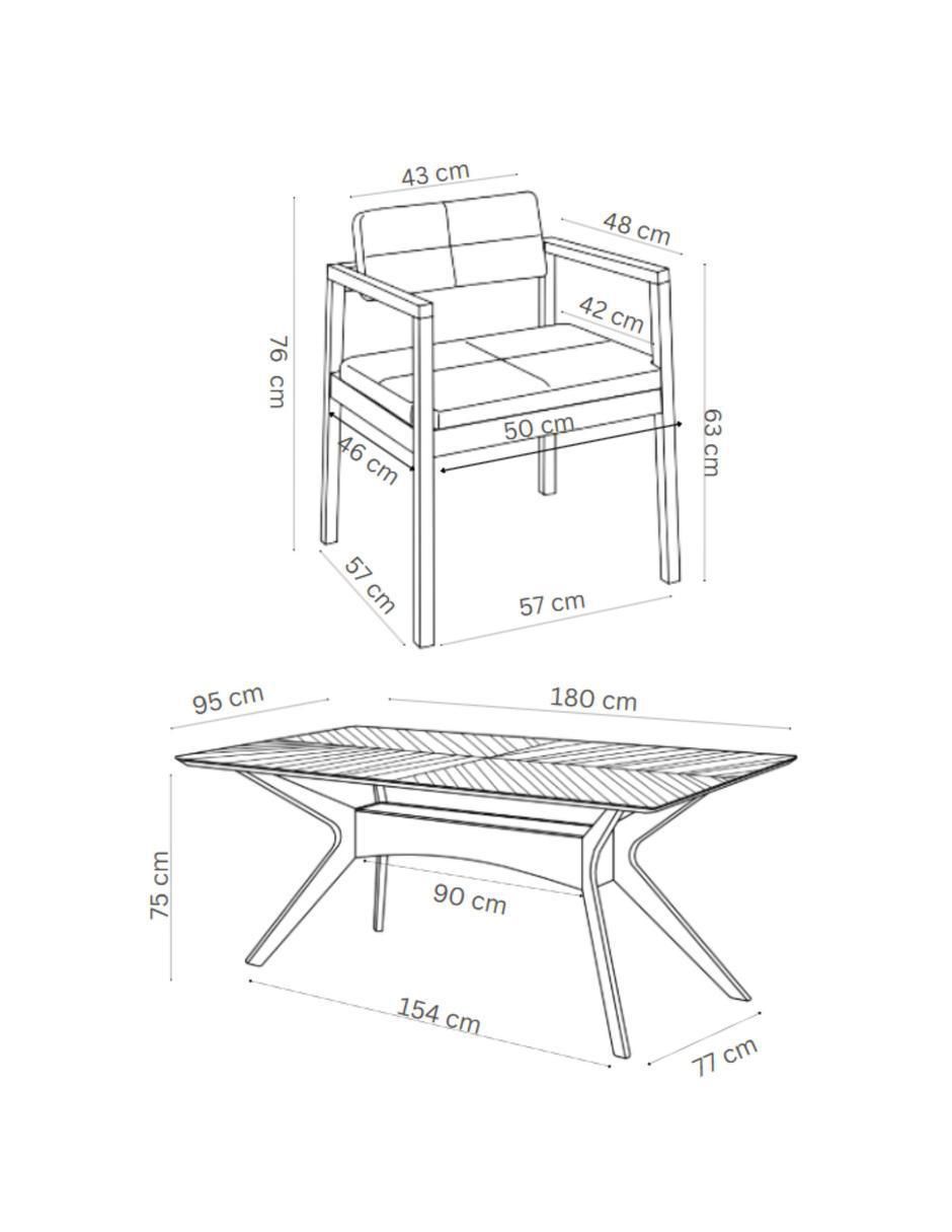 Comedor Capri para 6 personas 8