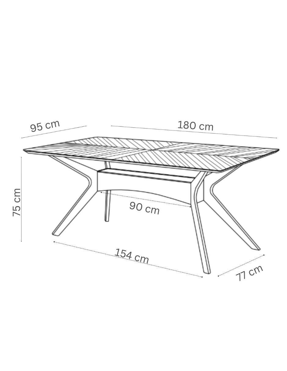 Mesa de comedor dixon midtown concept "de" madera