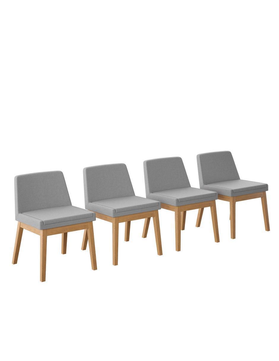 Silla 4 piezas Adel de madera adulto Silla 4 piezas Adel de madera adulto