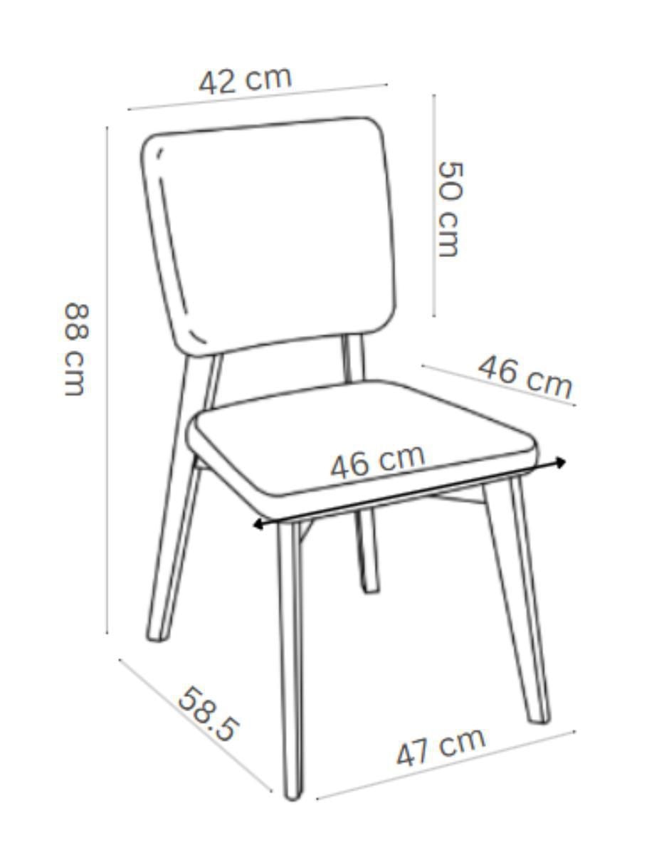 Silla 4 piezas lago Midtown Concept de madera adulto