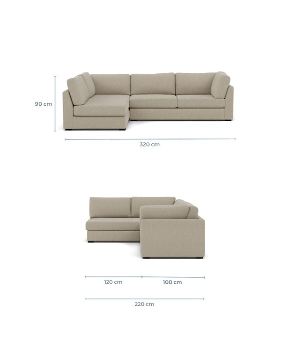 Sala modular izquierda daniela modular izquierda mr fix "de" madera pino