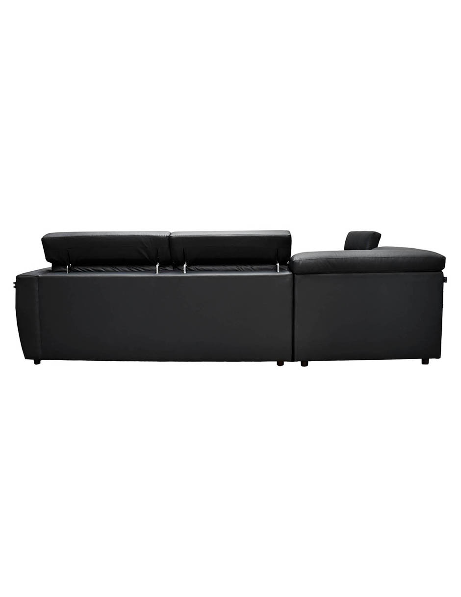 Sala modular izquierda Rovani de piel y vinil 11