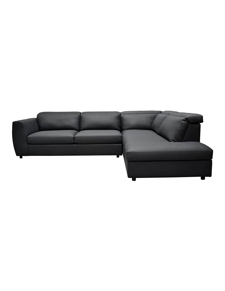 Sala modular derecha Rovani de piel y vinil