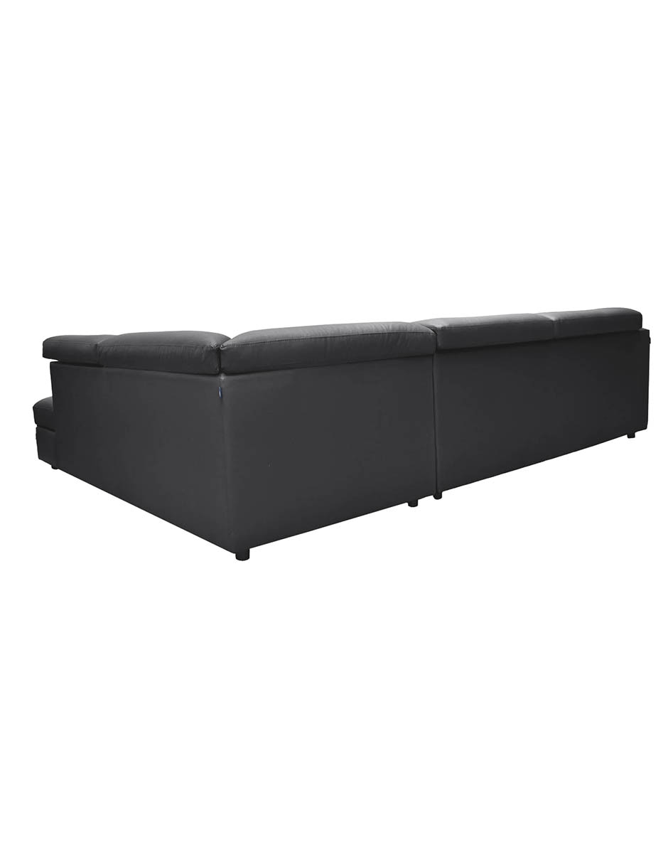 Sala modular derecha Rovani de piel y vinil 11