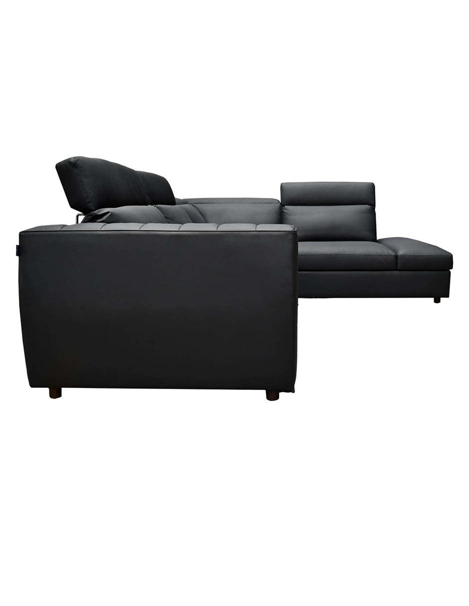 Sala modular derecha Rovani de piel y vinil 4