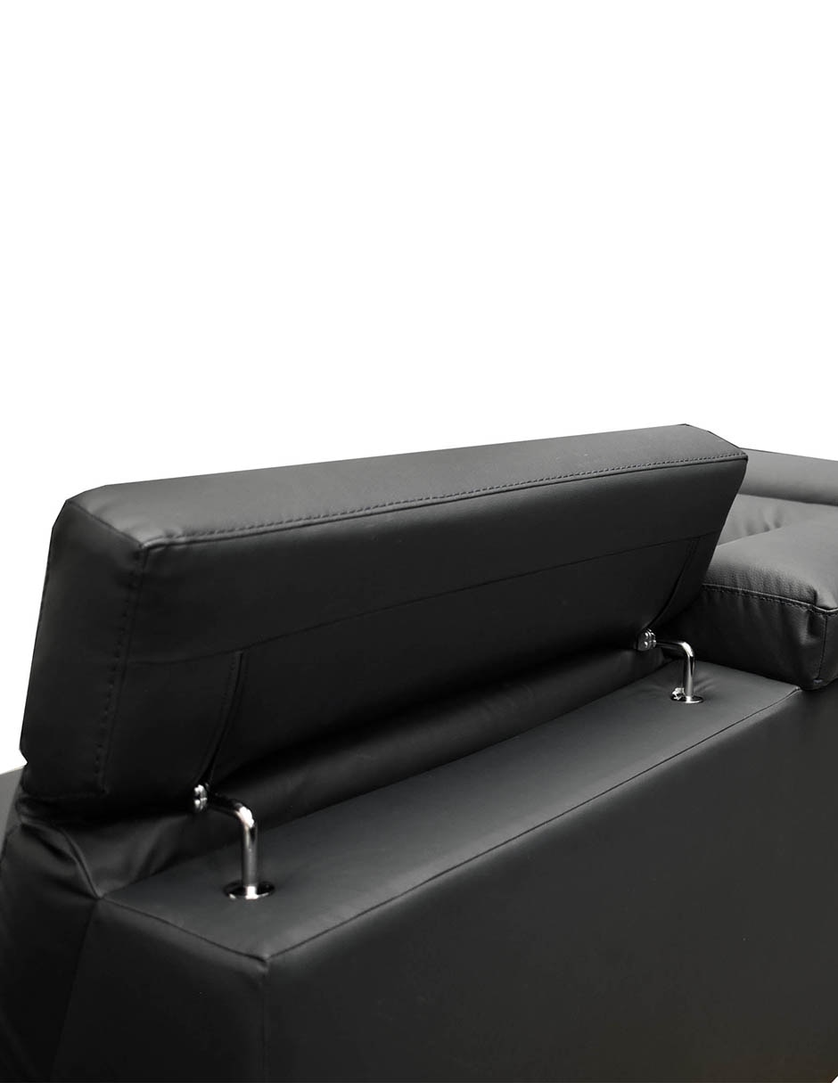 Sala modular derecha Rovani de piel y vinil 8