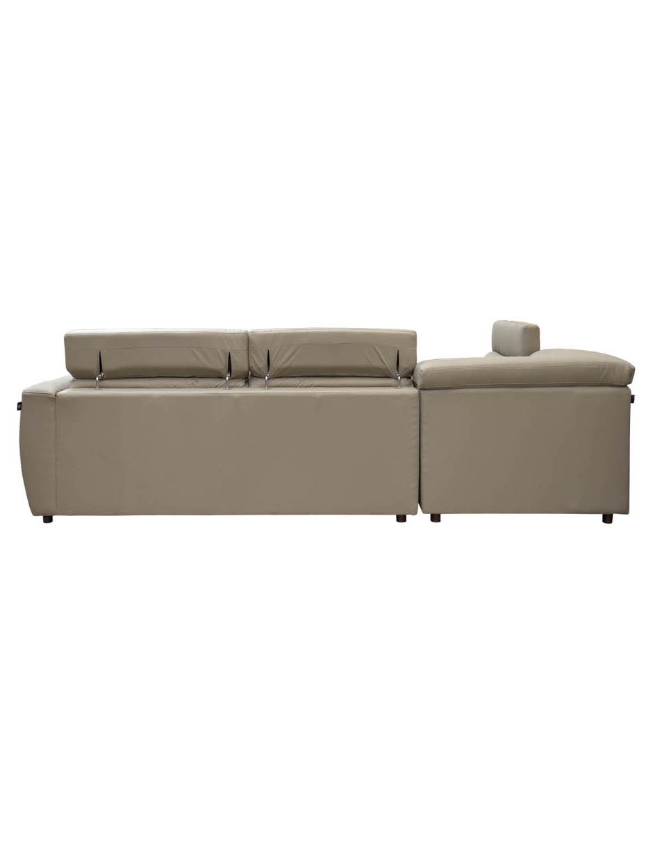 Sala modular izquierda Rovani de piel y vinil 11