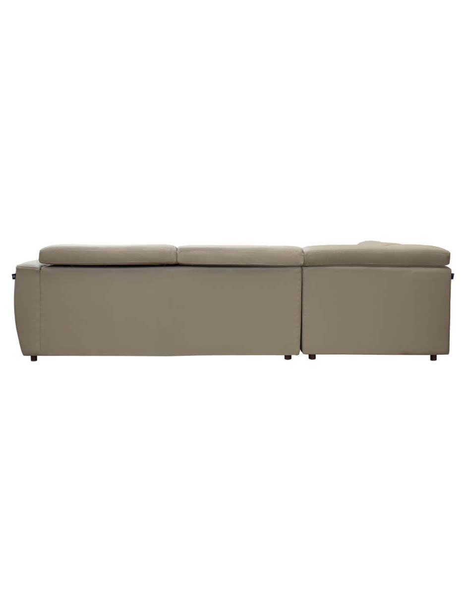 Sala modular izquierda Rovani de piel y vinil 12