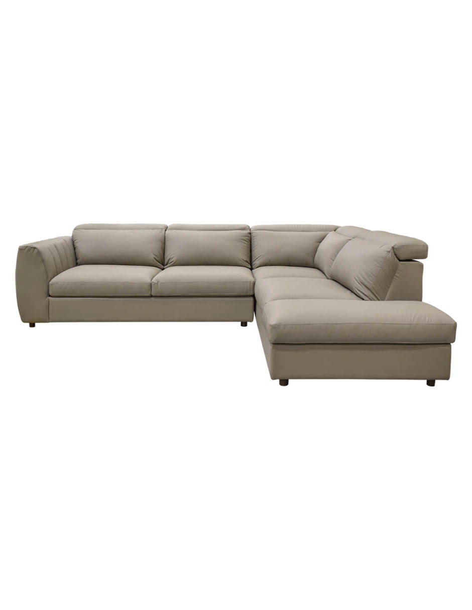 Sala modular derecha Rovani de piel y vinil