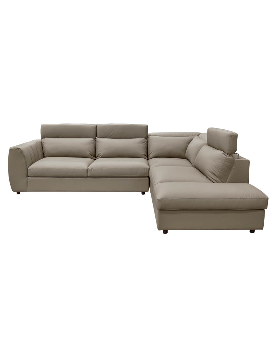 Sala modular derecha Rovani de piel y vinil 2
