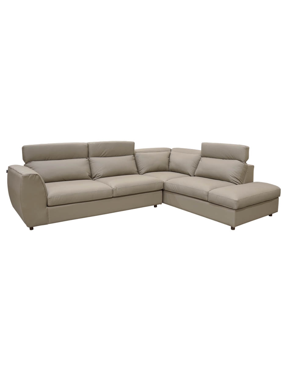 Sala modular derecha Rovani de piel y vinil 3