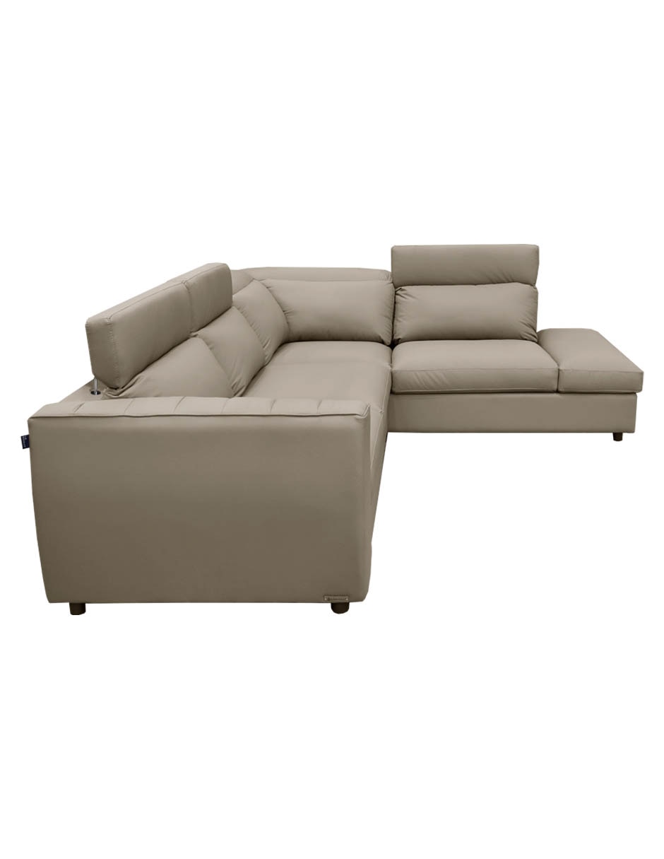 Sala modular derecha Rovani de piel y vinil 7