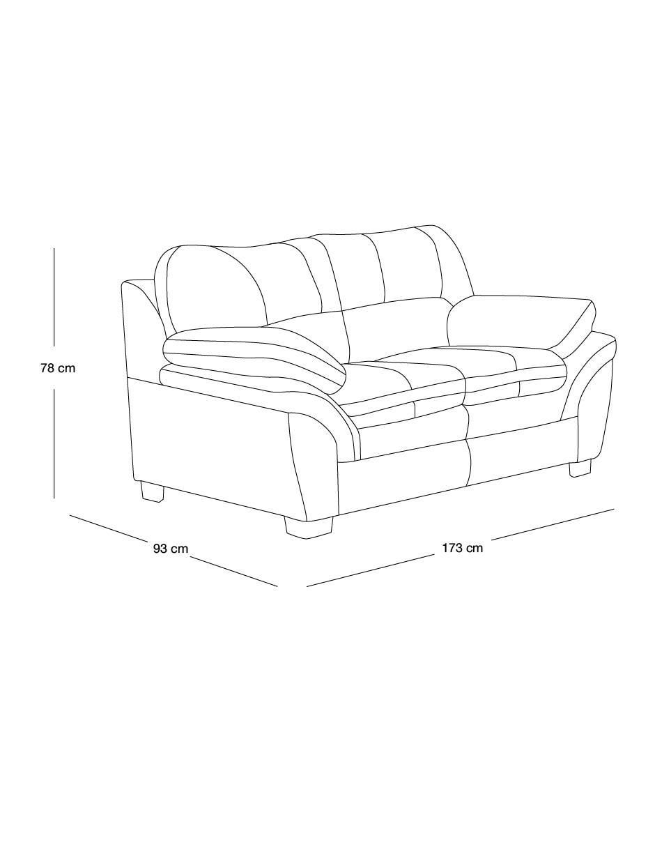 Love seat Cordoba de piel 4