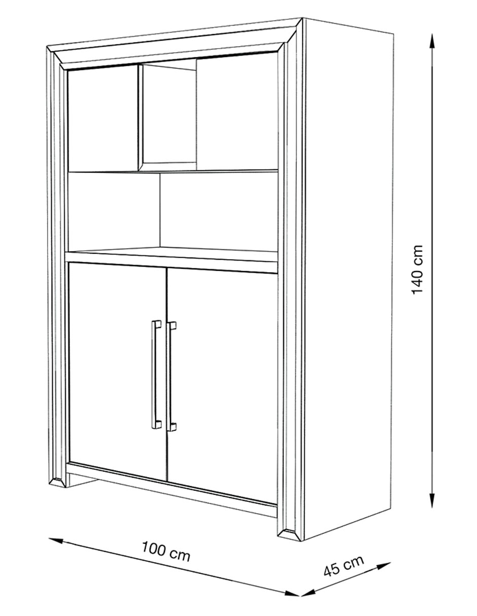 Contrabarra Cardone de madera 16