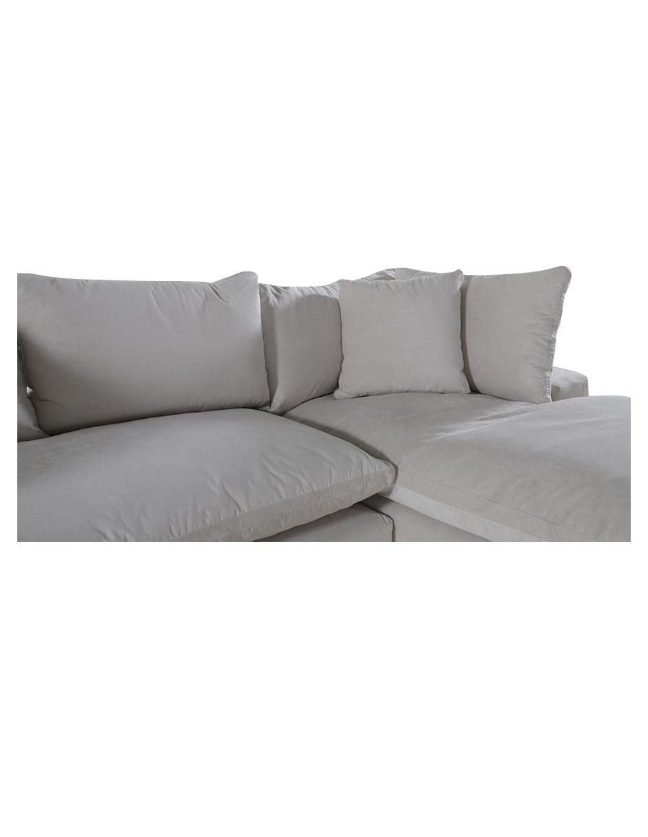 Sala modular derecha Landon de tela 3