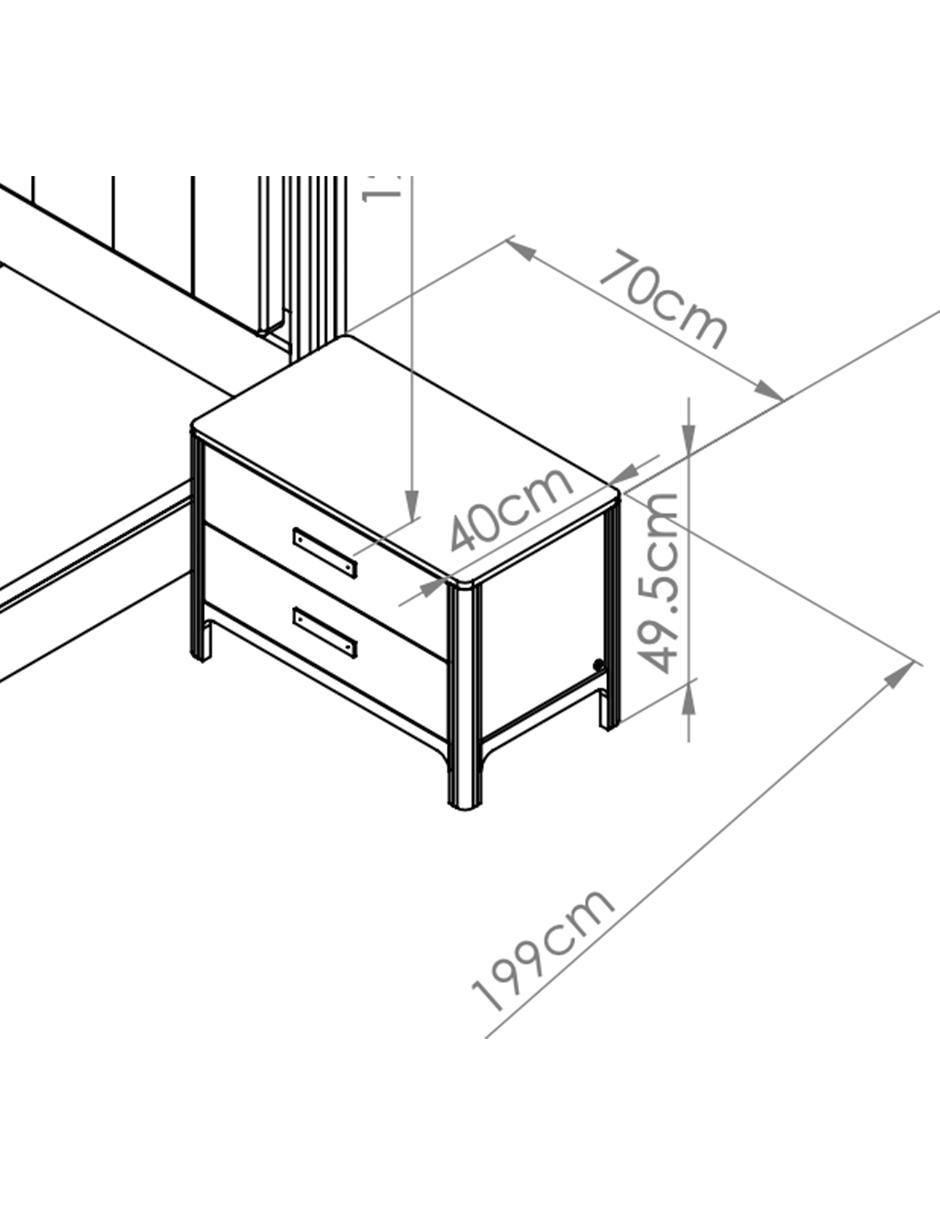 Buro Hygge de madera nogal 4