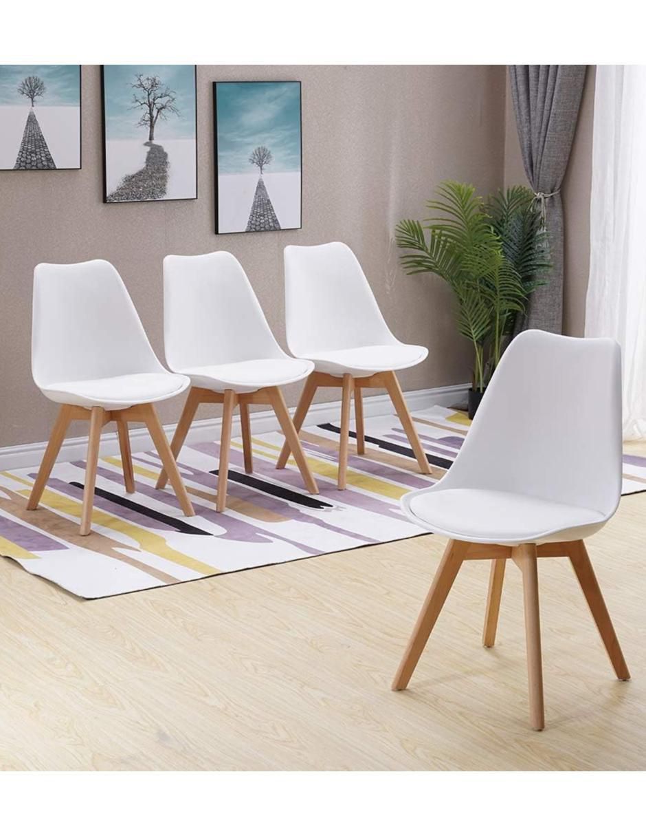 Set de sillas 4 piezas Tulip De Comedor 4