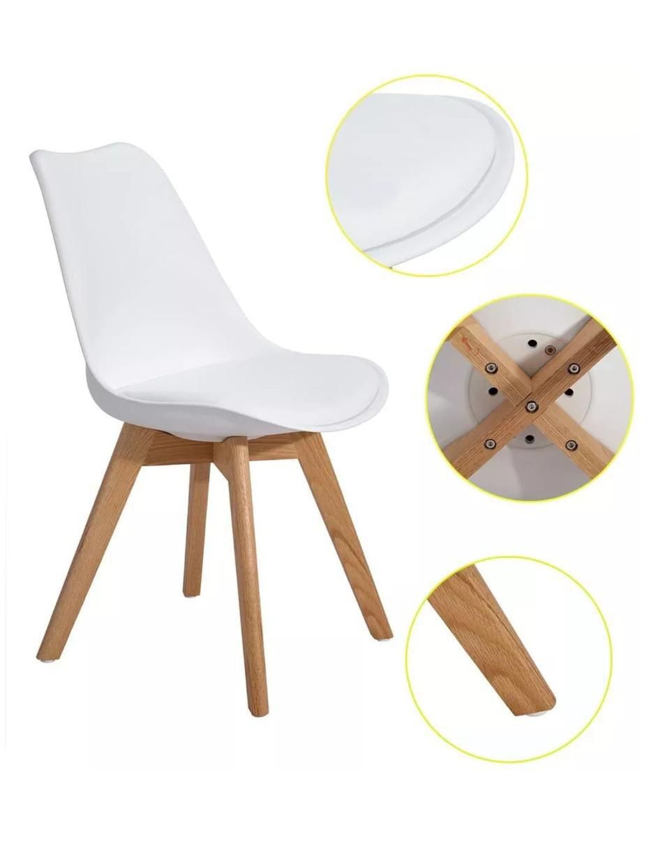 Set de sillas 4 piezas Tulip De Comedor 7