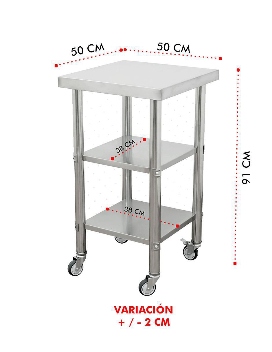 Mesa de acero inoxidable 8