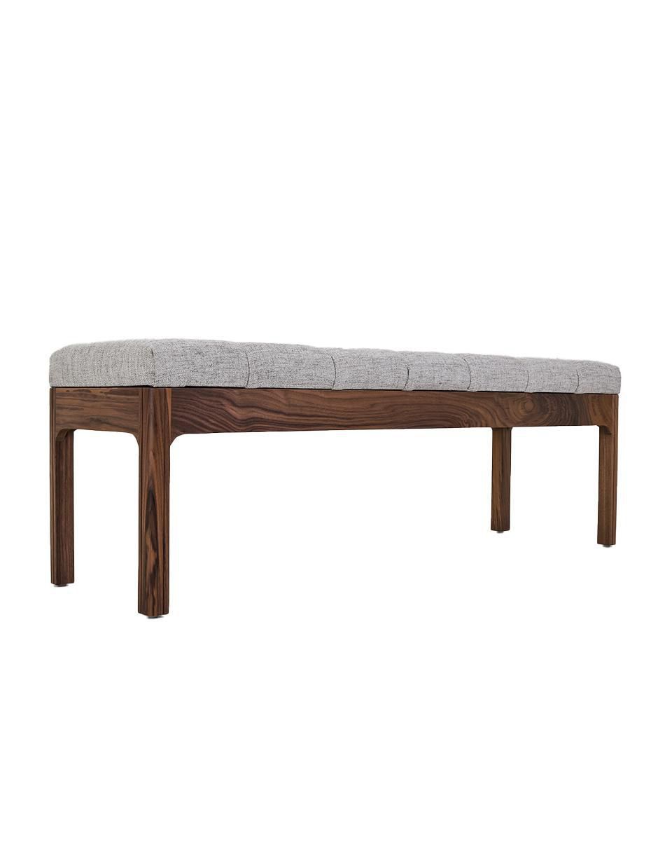 Banca Mescato de madera nogal